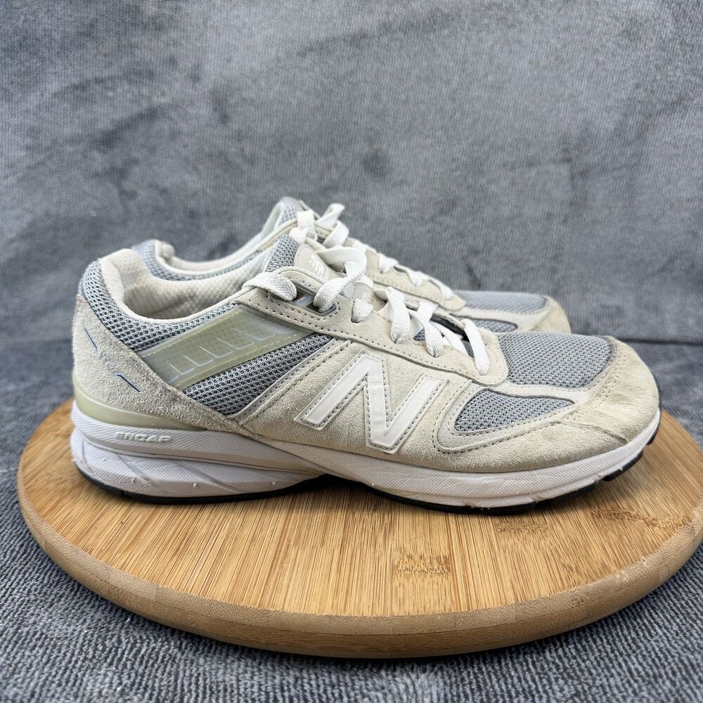 New Balance 990v5 Shoes Boys Size 7 Gray Suede Mesh Running Sneakers GC990NA5